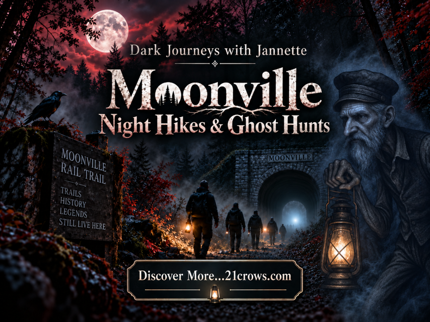 Hocking Hills Hiking trails: Night Hikes at Moonville Tunnel